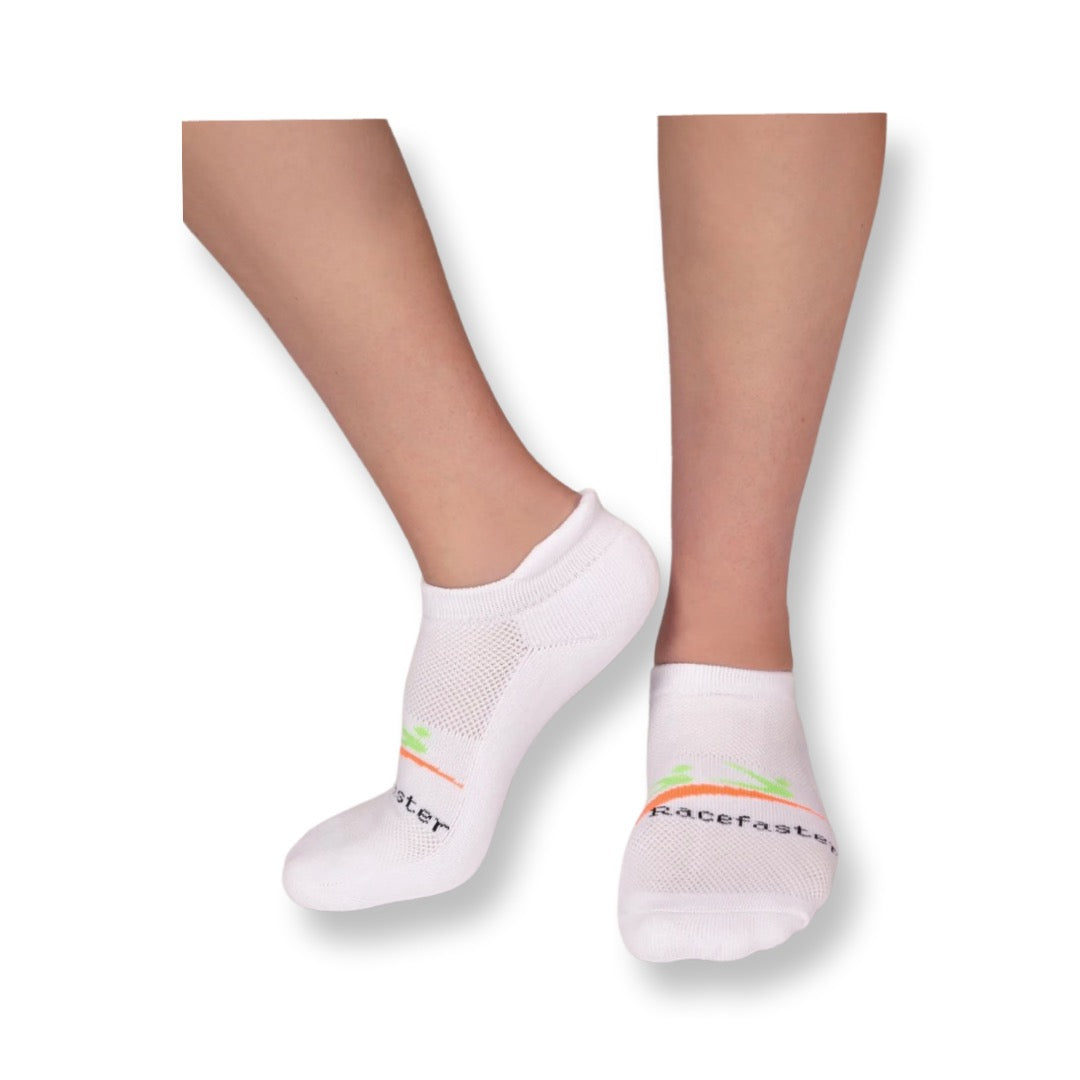 Hopper Running Sock - White