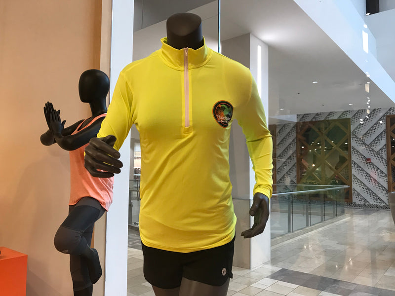 Unisex Racefaster Half Marathon & 5K Half Zip - Electric Yellow
