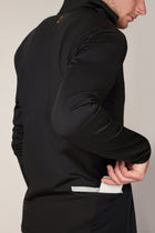 Marshall Fleece Micro Lined Half Zip - Black