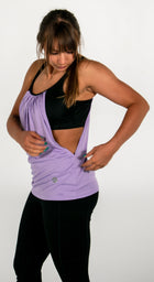 Arden Tank - Lavender/Black